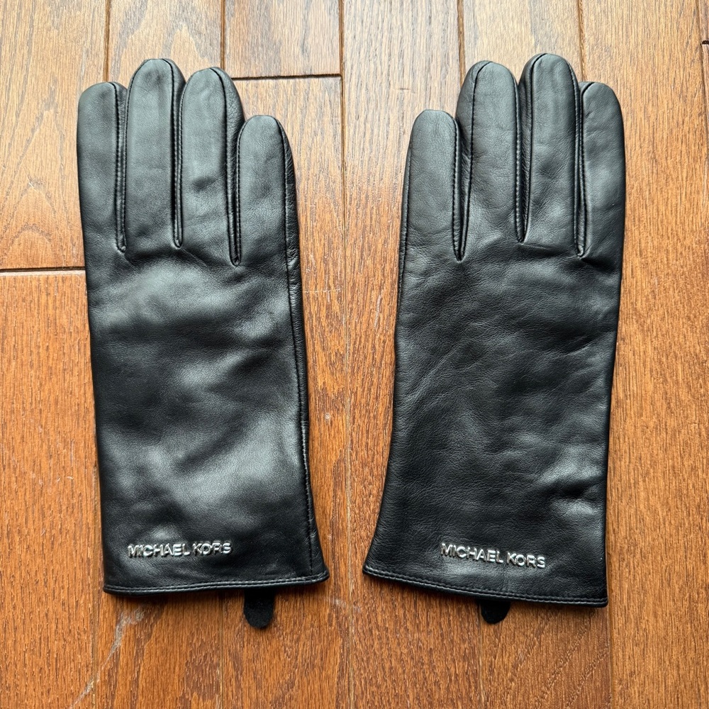 New Michael Kors XL Black Gloves